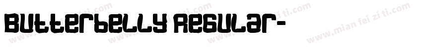Butterbelly Regular字体转换